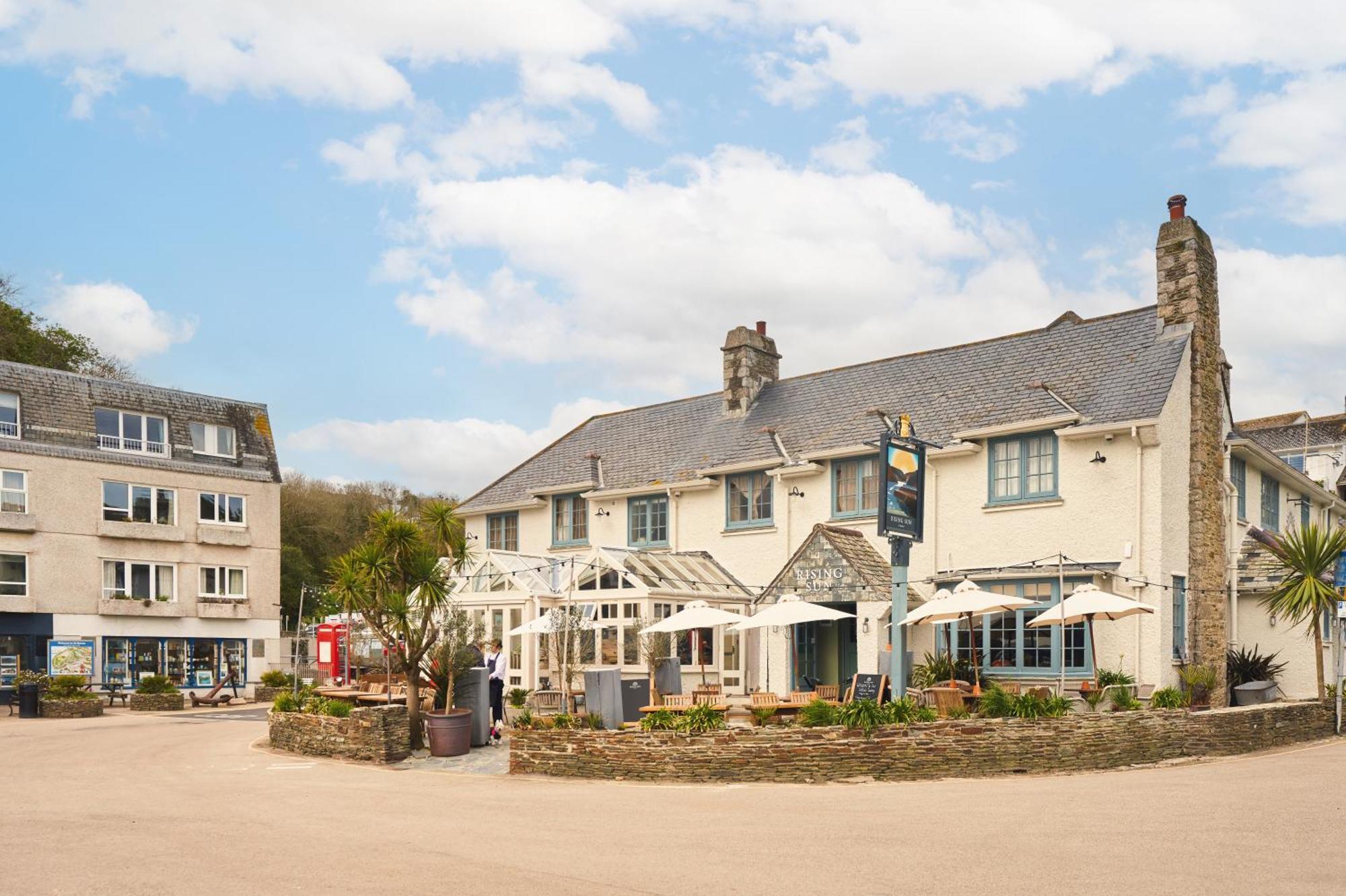 The Rising Sun Hotel Saint Mawes Exterior foto